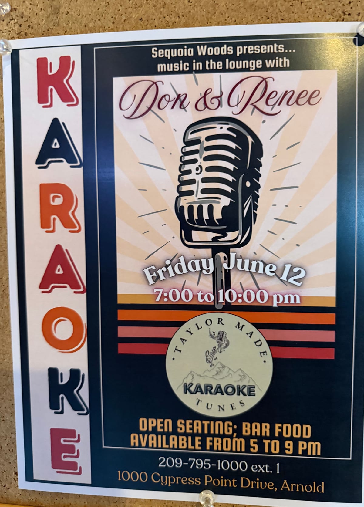 Karaoke with Don & Renee — event poster