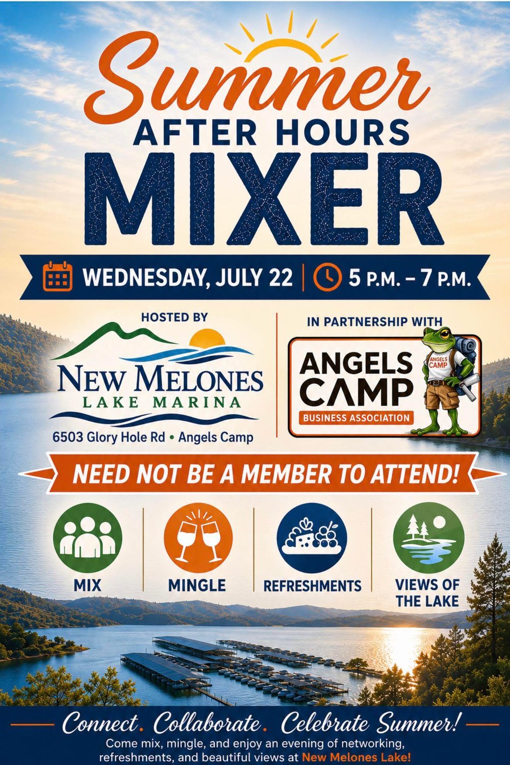 Summer After Hours Mixer — event poster